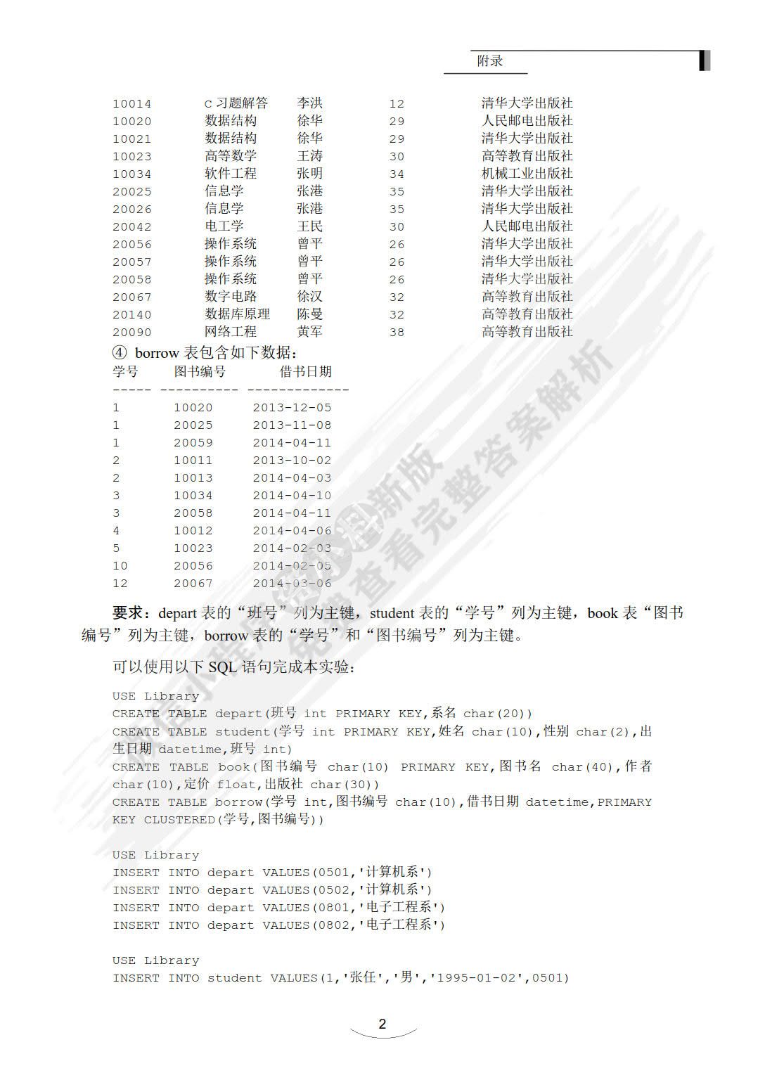 数据库原理与技术——基于SQL Server 2012