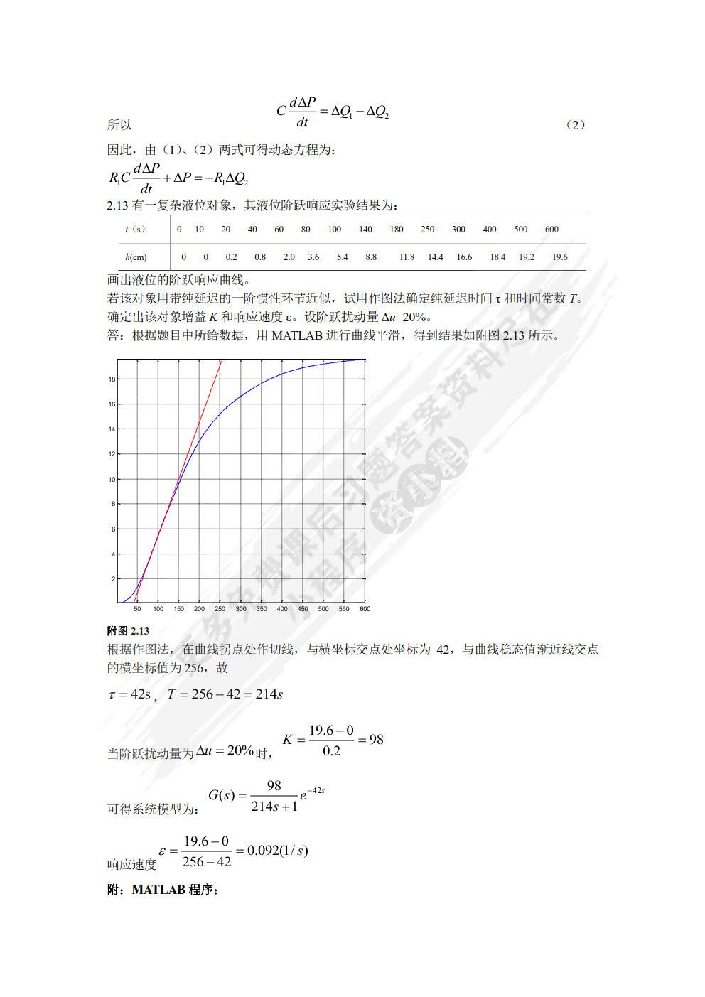 过程控制及其MATLAB实现(第3版)