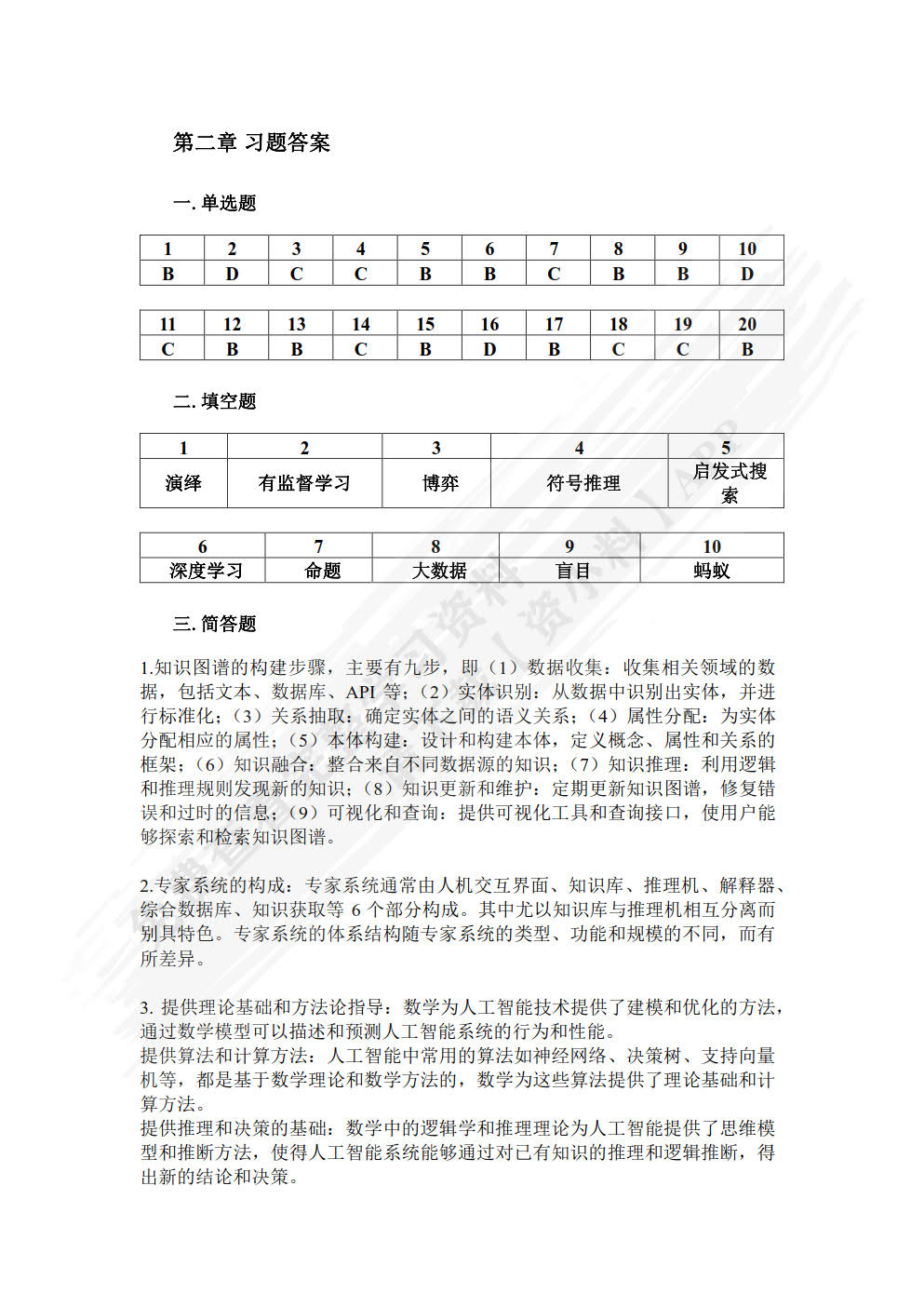 人工智能概论——面向通识课程