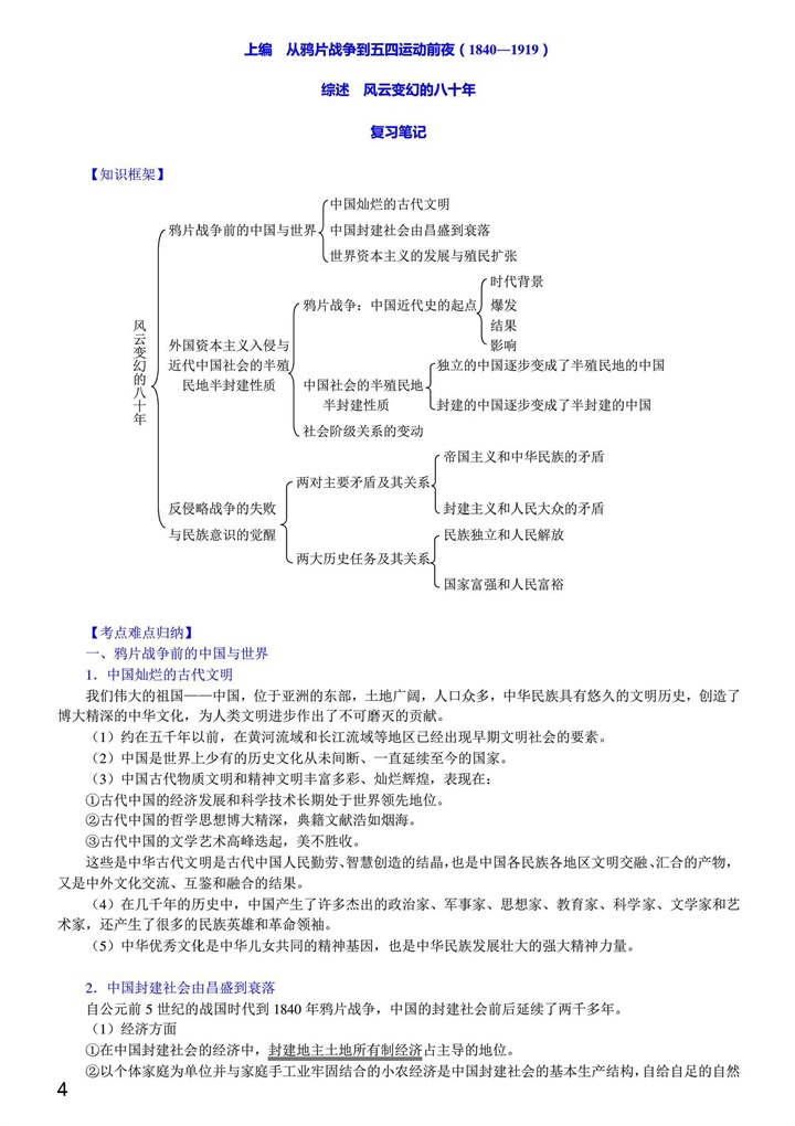 中国近现代史纲要 2018版