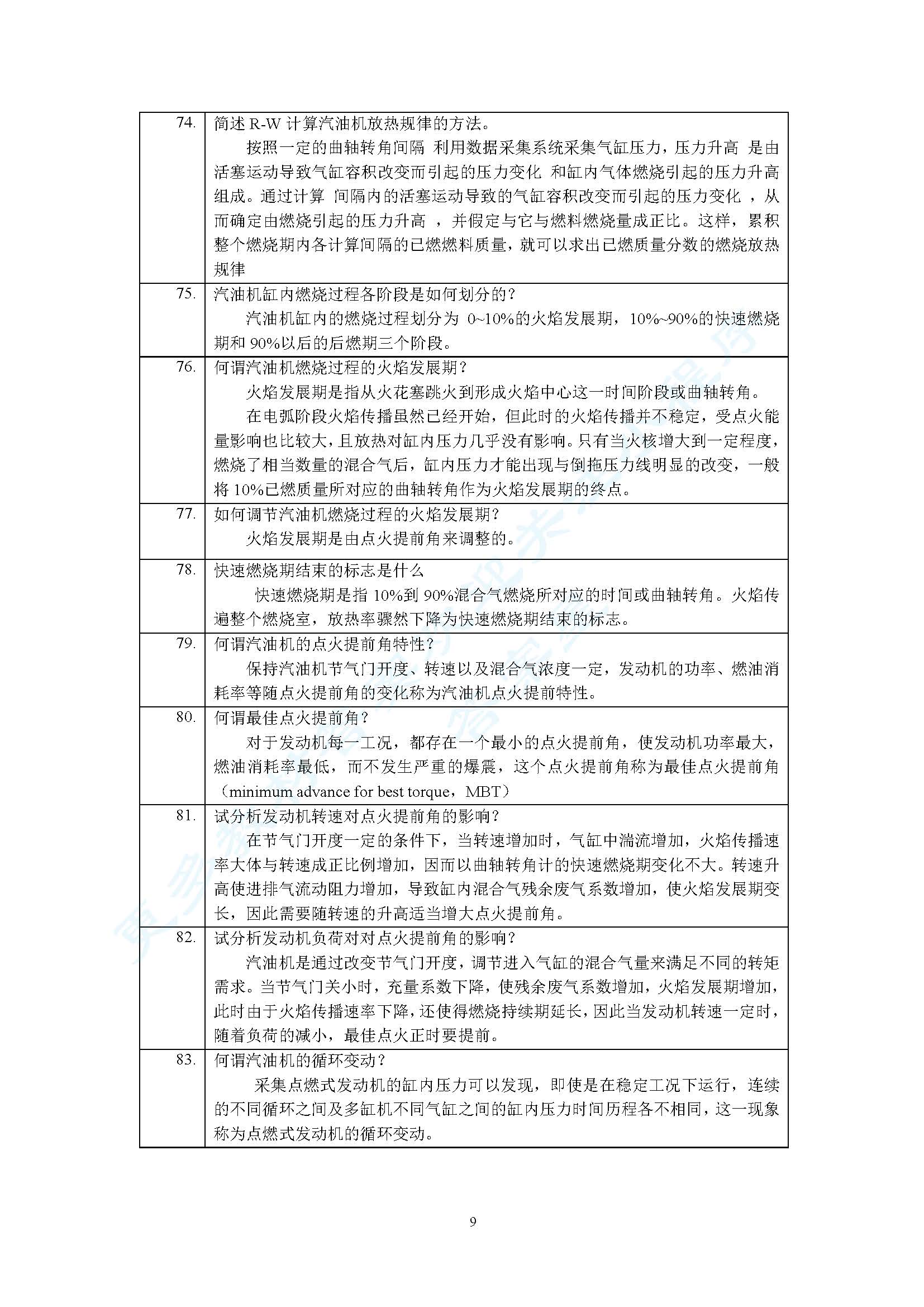 内燃机学 第4版