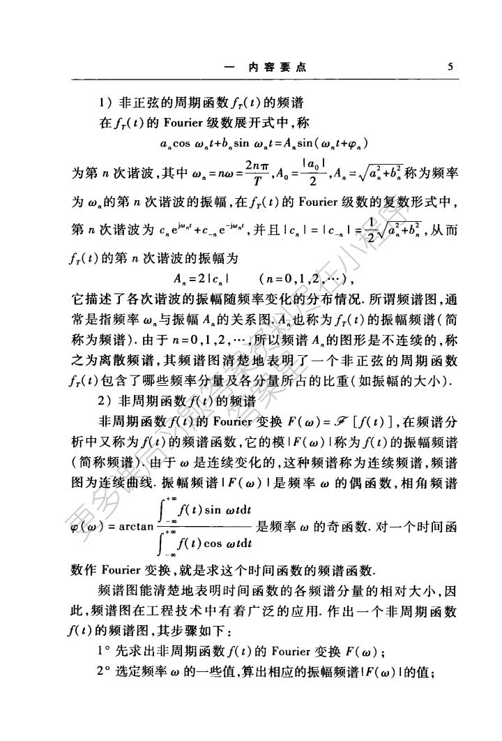 工程数学积分变换第5版