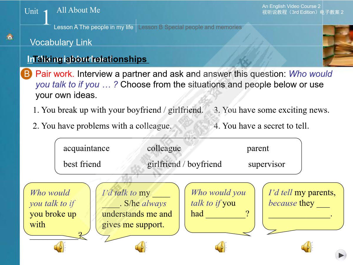 新世纪大学英语视听说教程2第二版