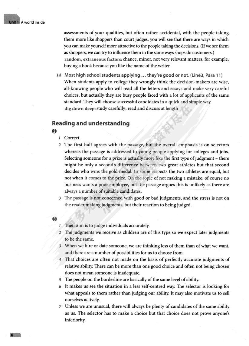 新视界大学英语 综合教程 3