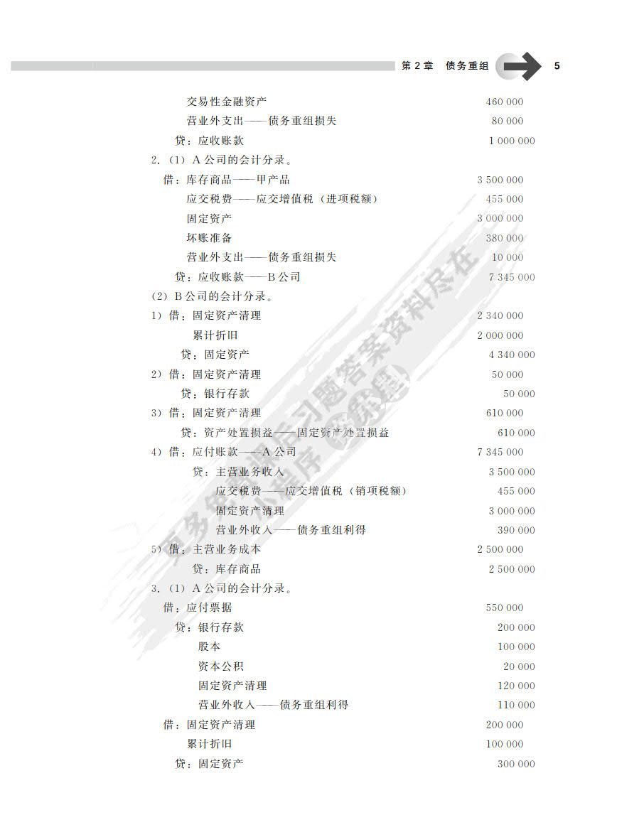 高级会计学（第8版）
