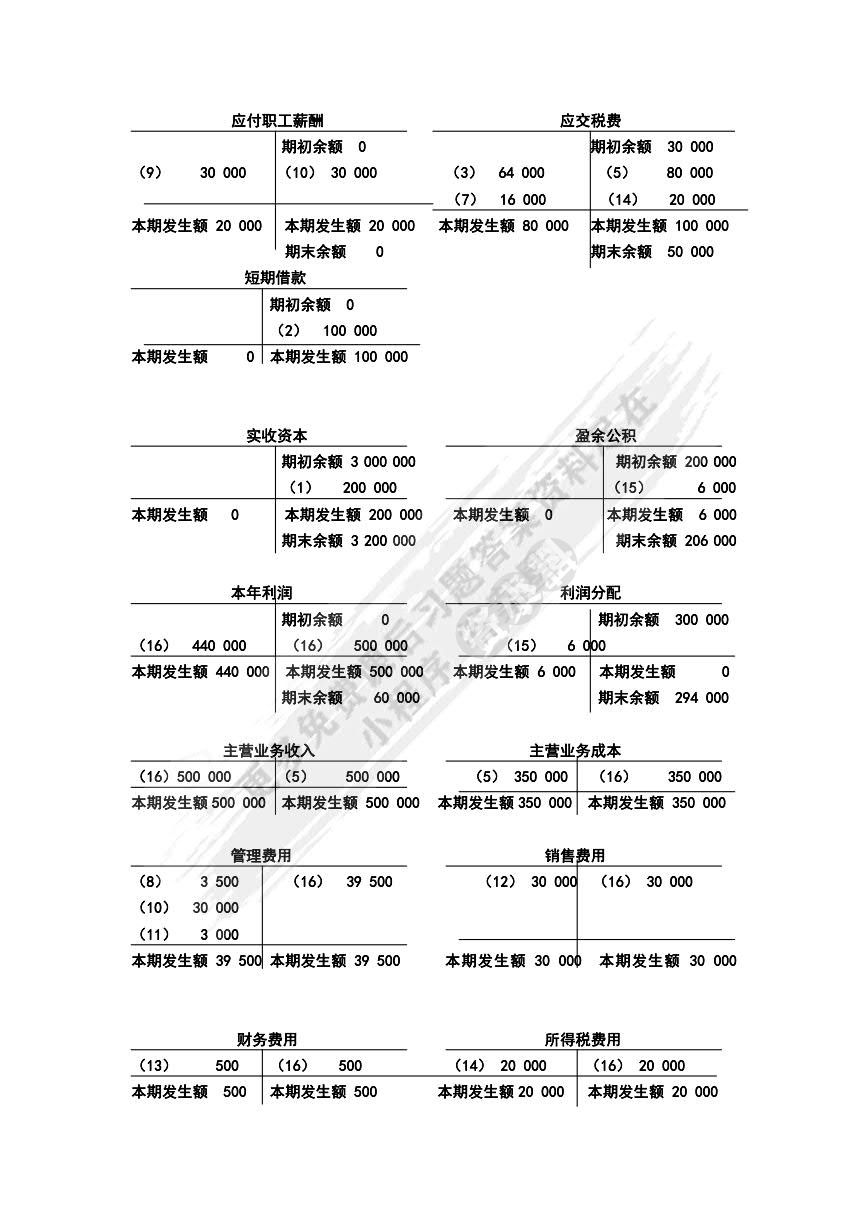 会计学（第5版）