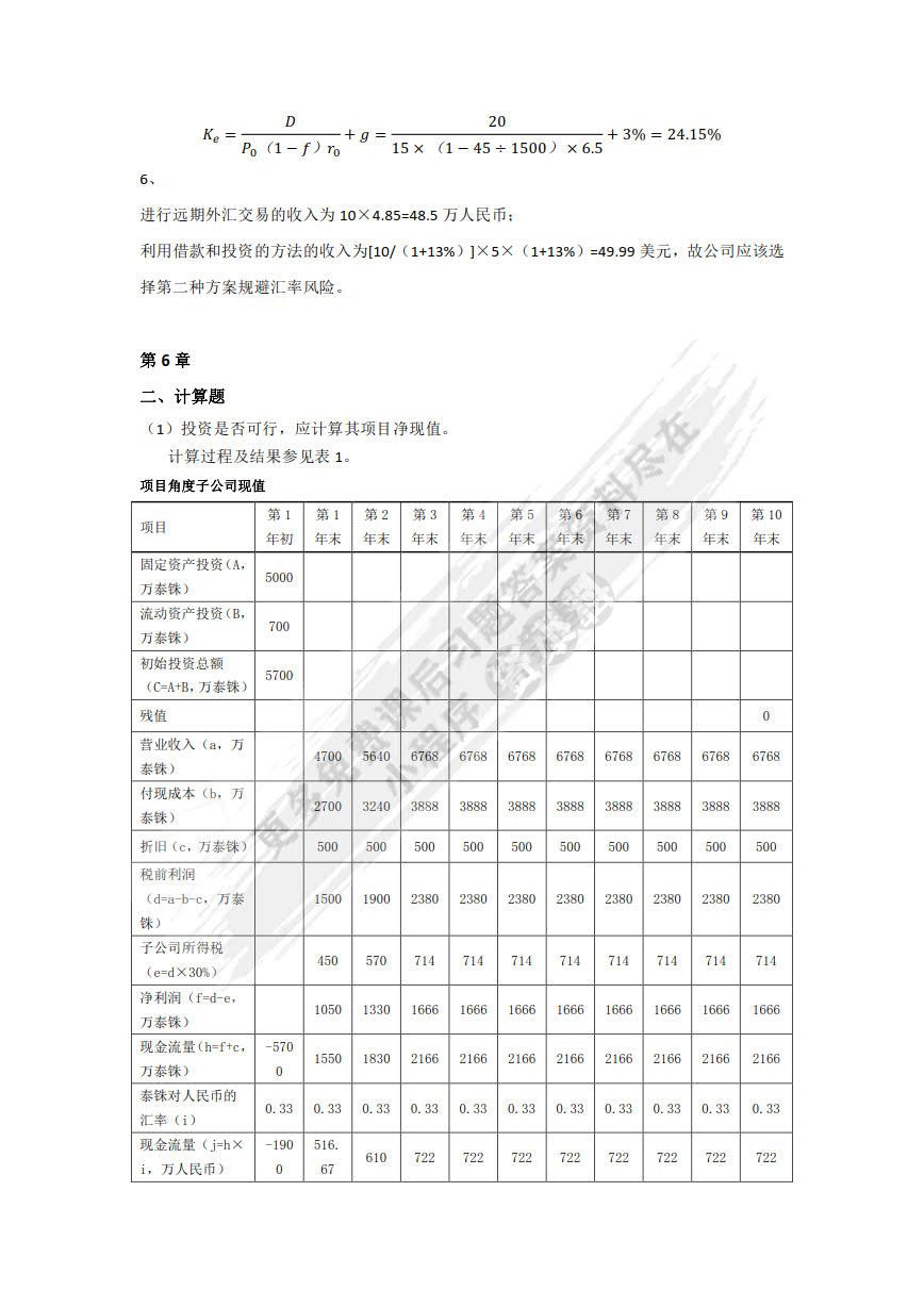 国际财务管理学（第5版）