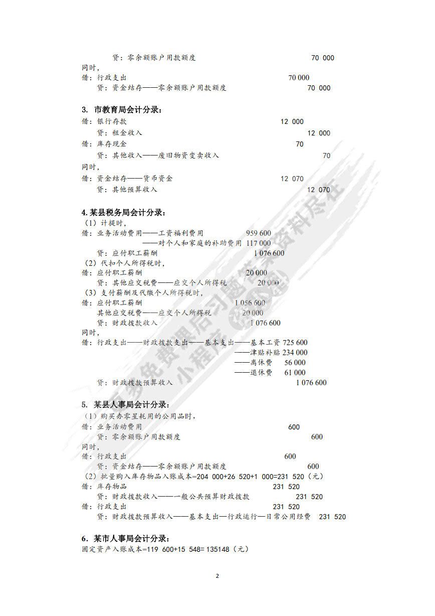 政府与非营利组织会计第3版