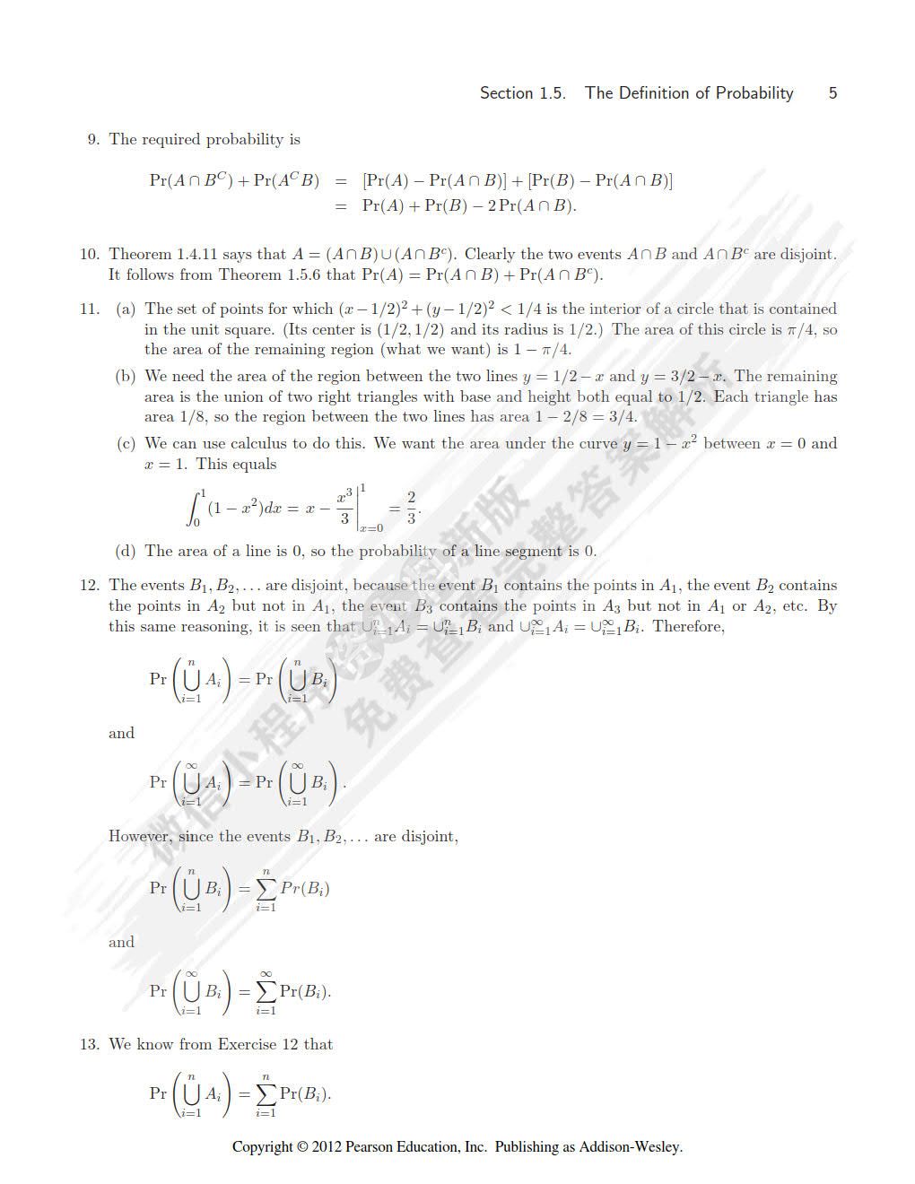 概率统计（英文版&middot;第4版）