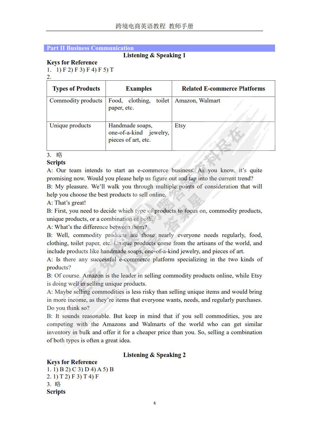 跨境电商英语教程