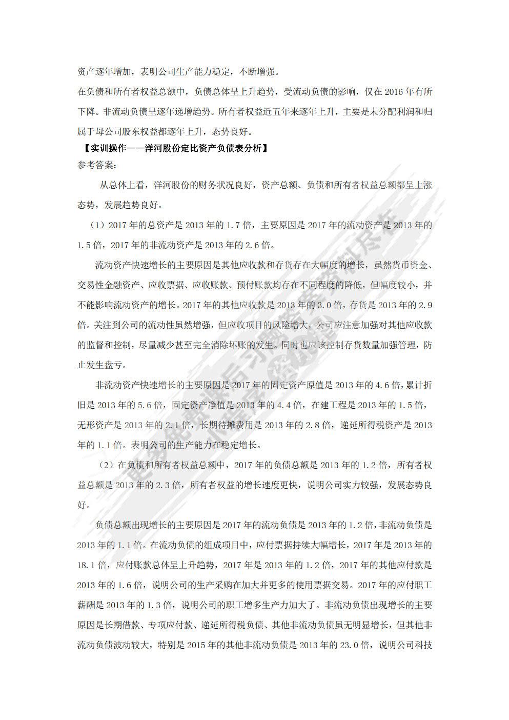 财务报表分析
