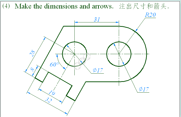工程制图习题集（英汉双语对照）第3版
