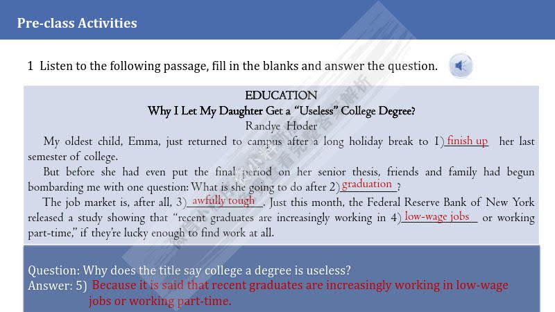 大学创新英语综合教程2