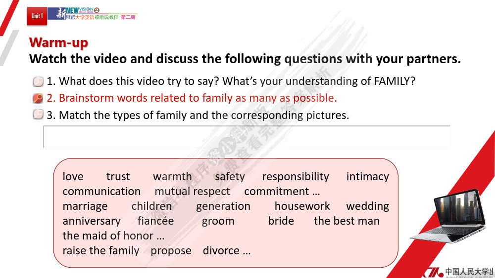 新思路大学英语视听说教程第二册（第三版）