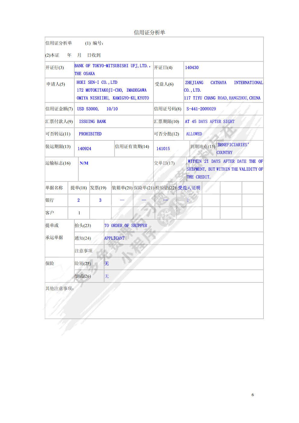 外贸单证实训教程（第2版）