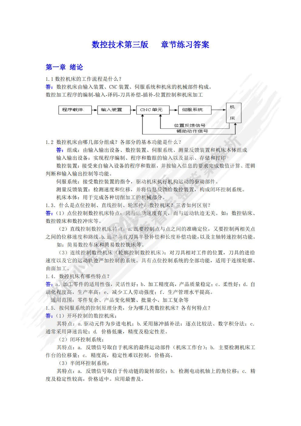 数控技术 第3版