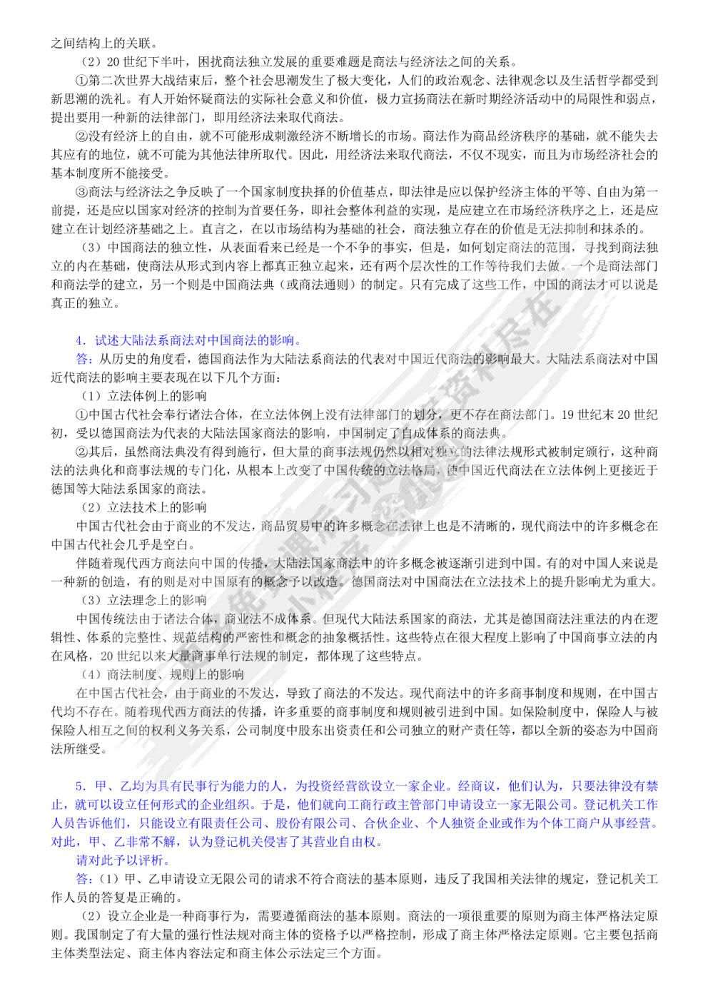 商法（第四版）