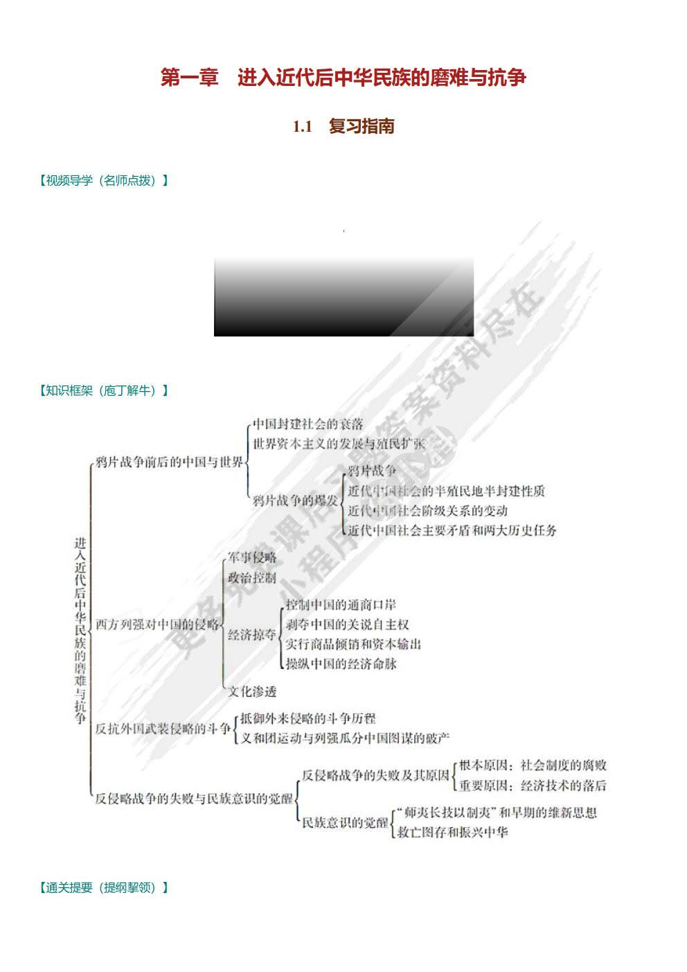 中国近现代史纲要2021年版