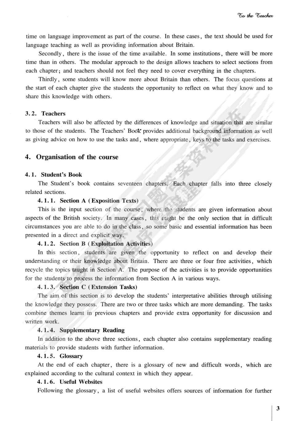 当代英国概况 学生用书第三版