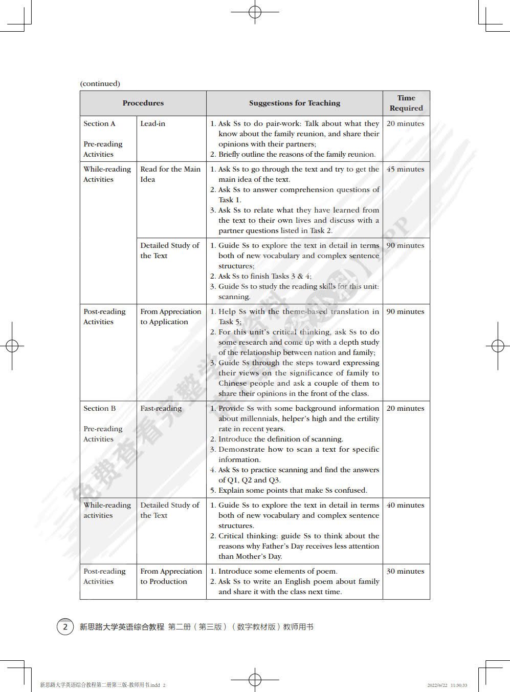 新思路大学英语综合教程第二册（第三版）