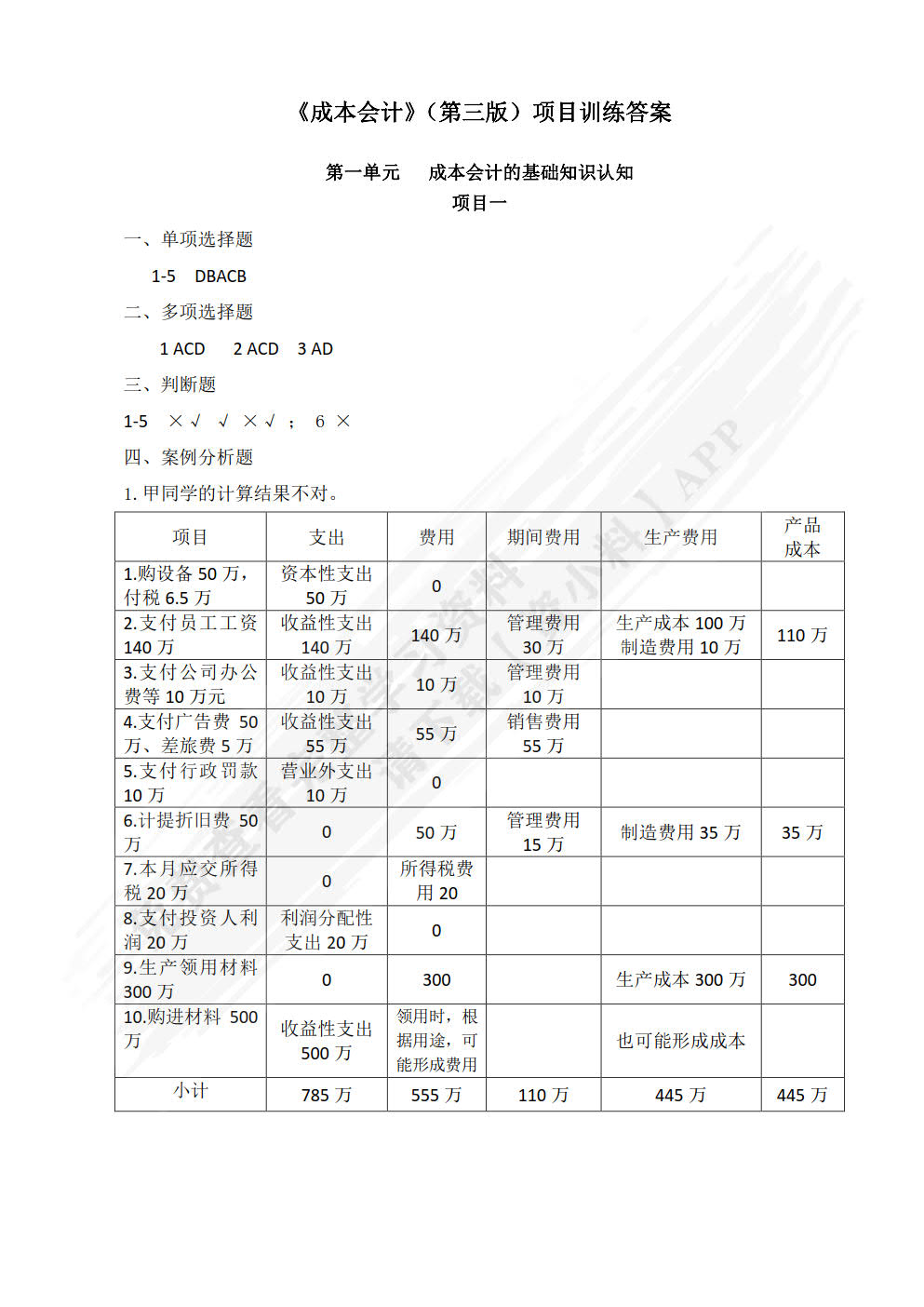 成本会计（第3版）