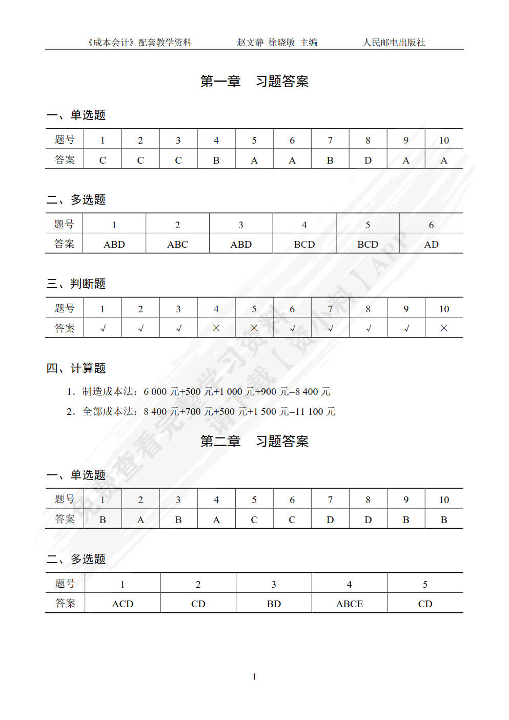 成本会计（第4版）