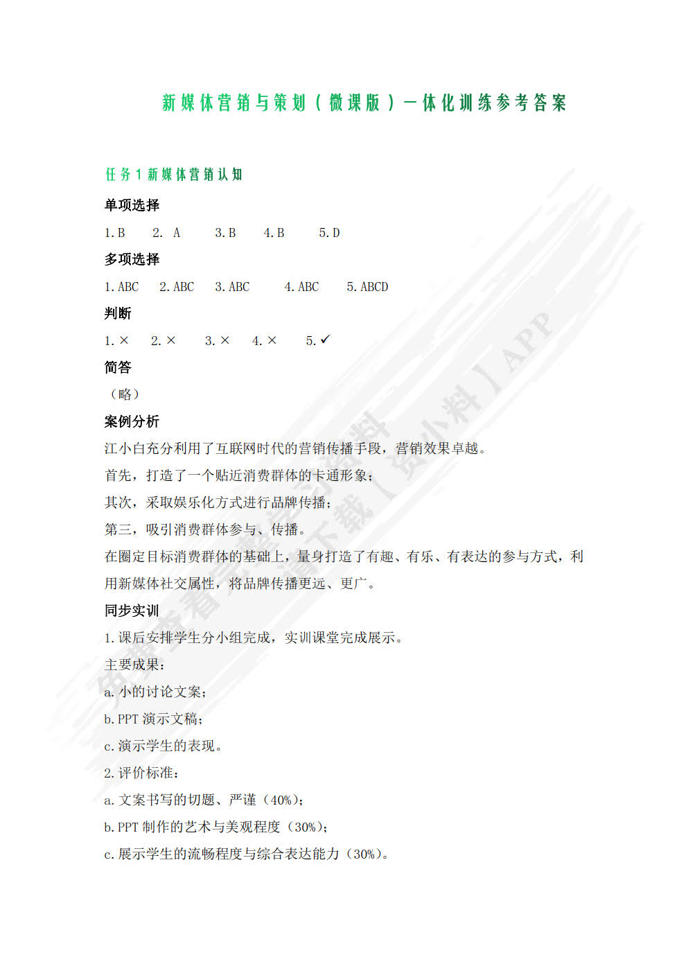 新媒体营销与策划
