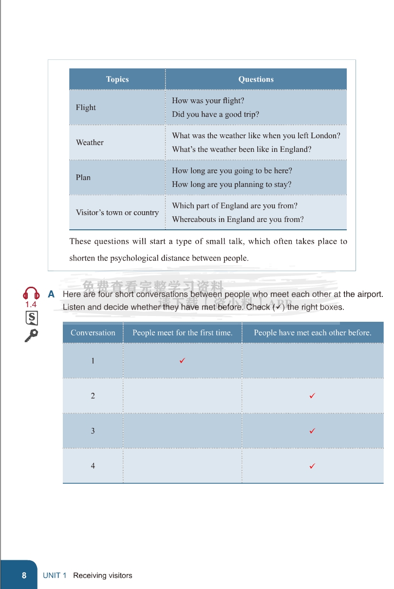新标准高职公共英语：实用听说教程（第三版）第3册