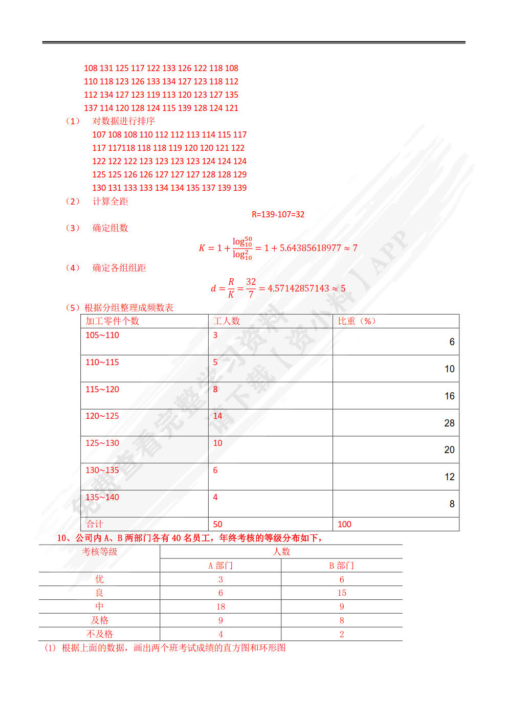 管理统计学 第2版