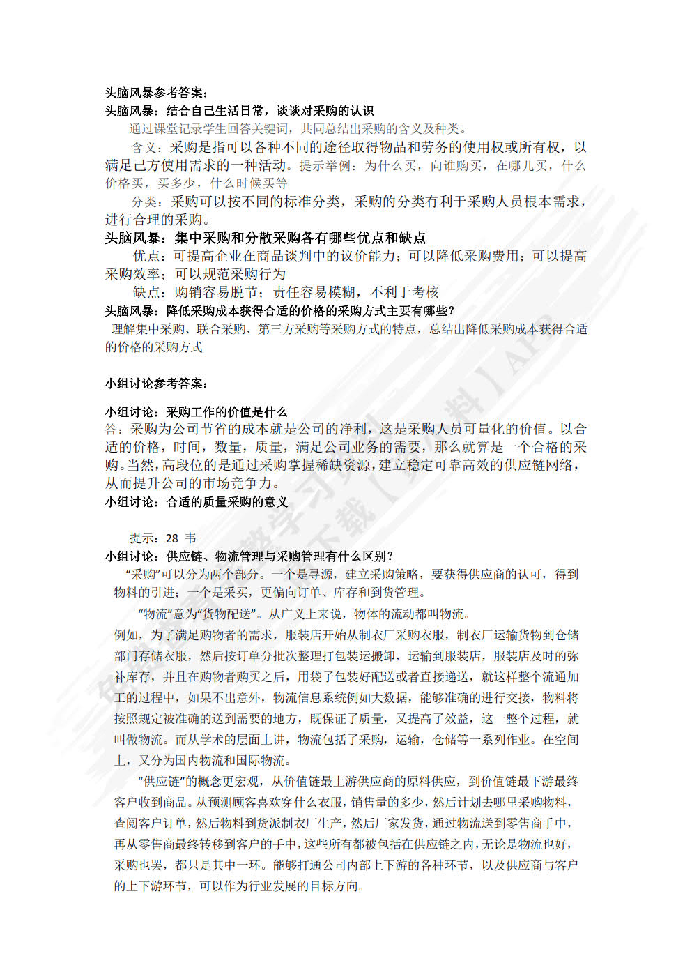 采购管理实务