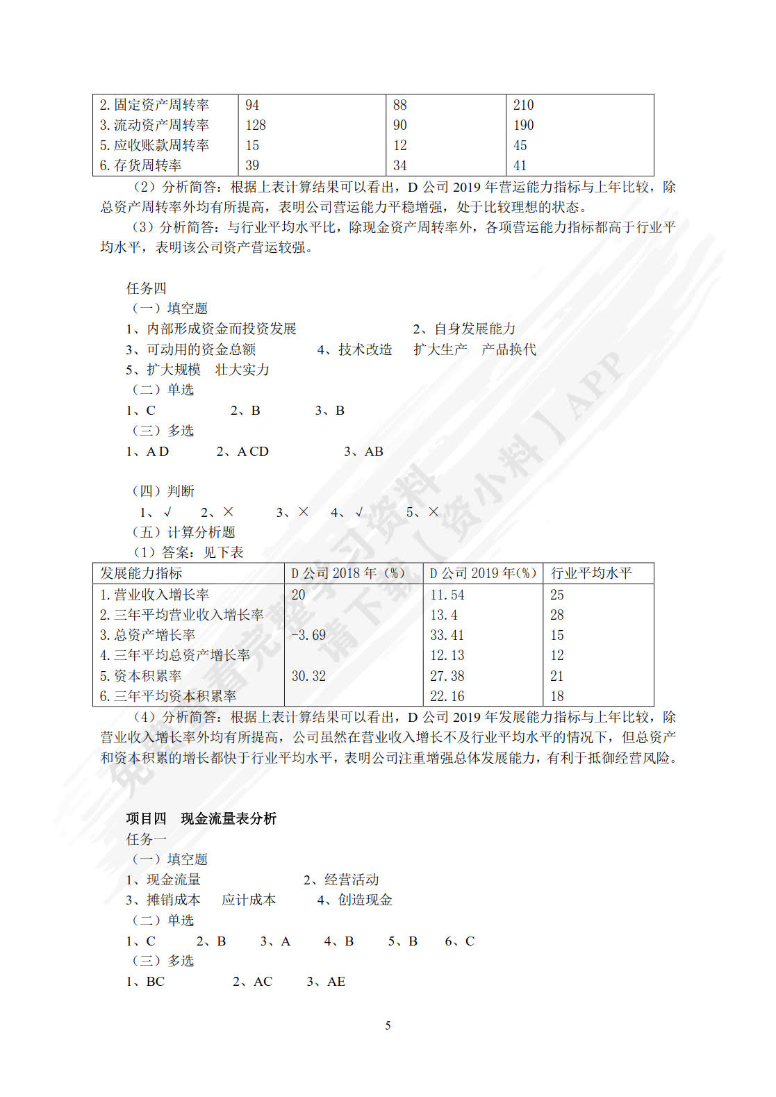 财务报表分析（第4版）