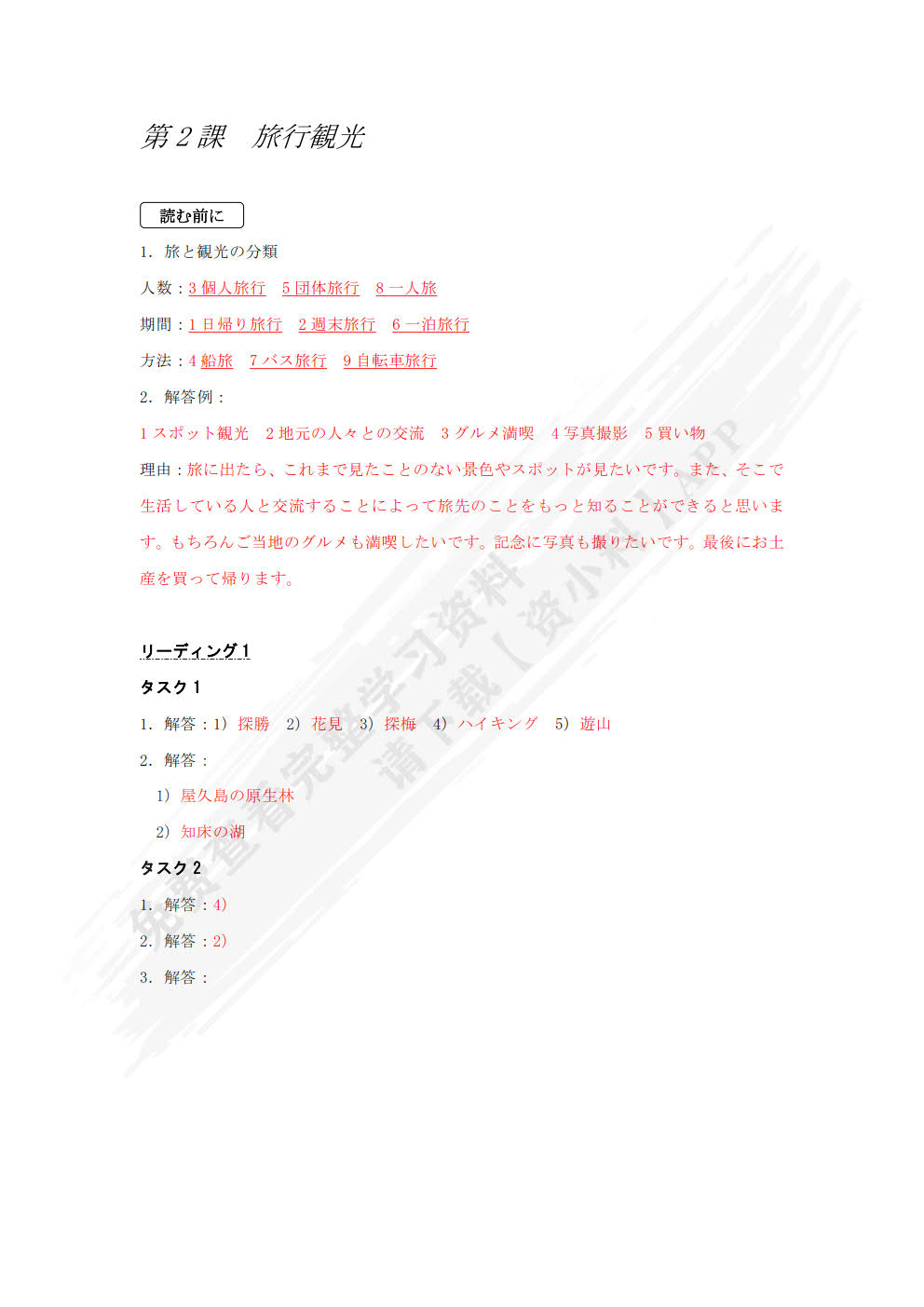 新日语泛读教程4