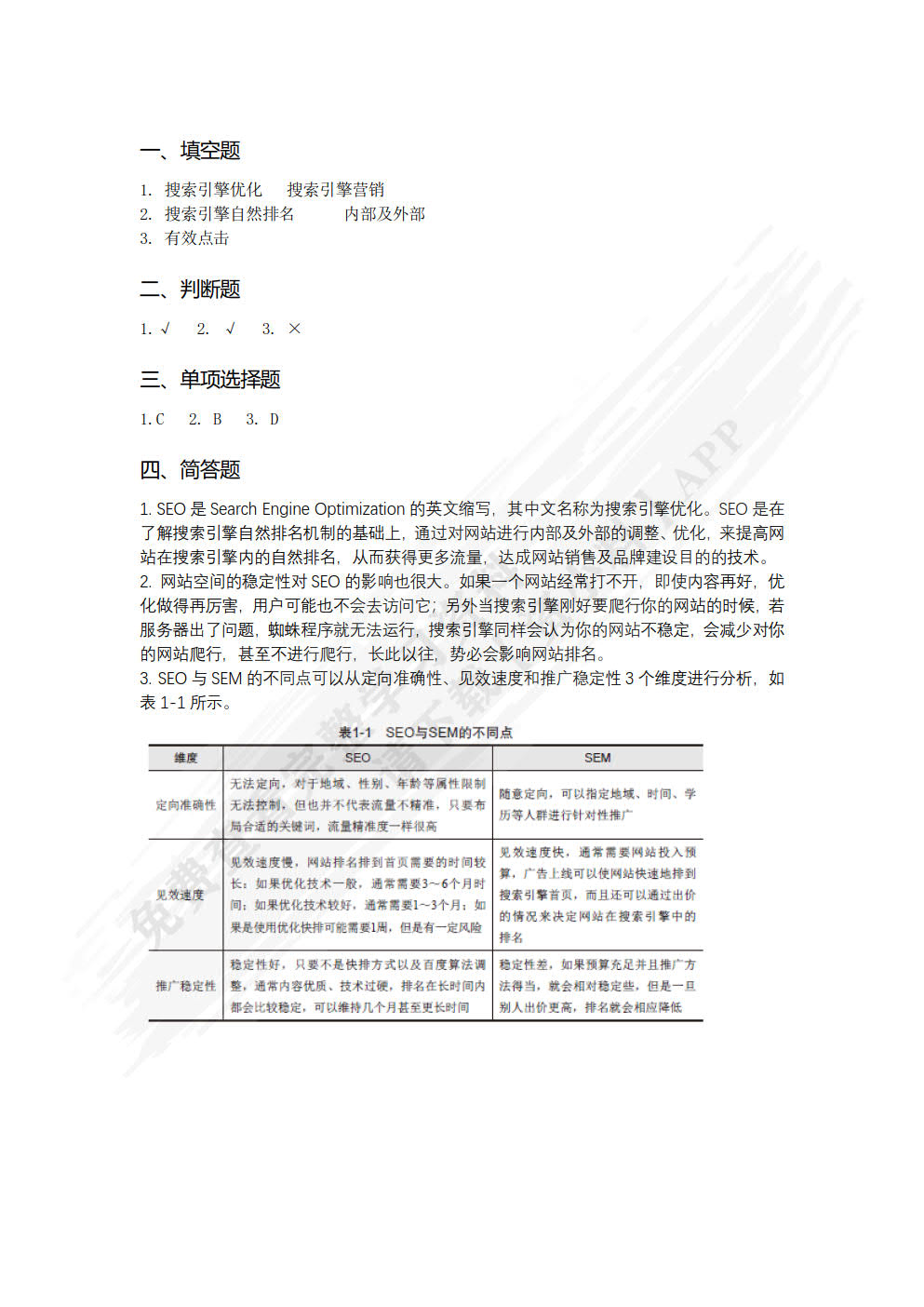 SEO搜索引擎优化（微课版）