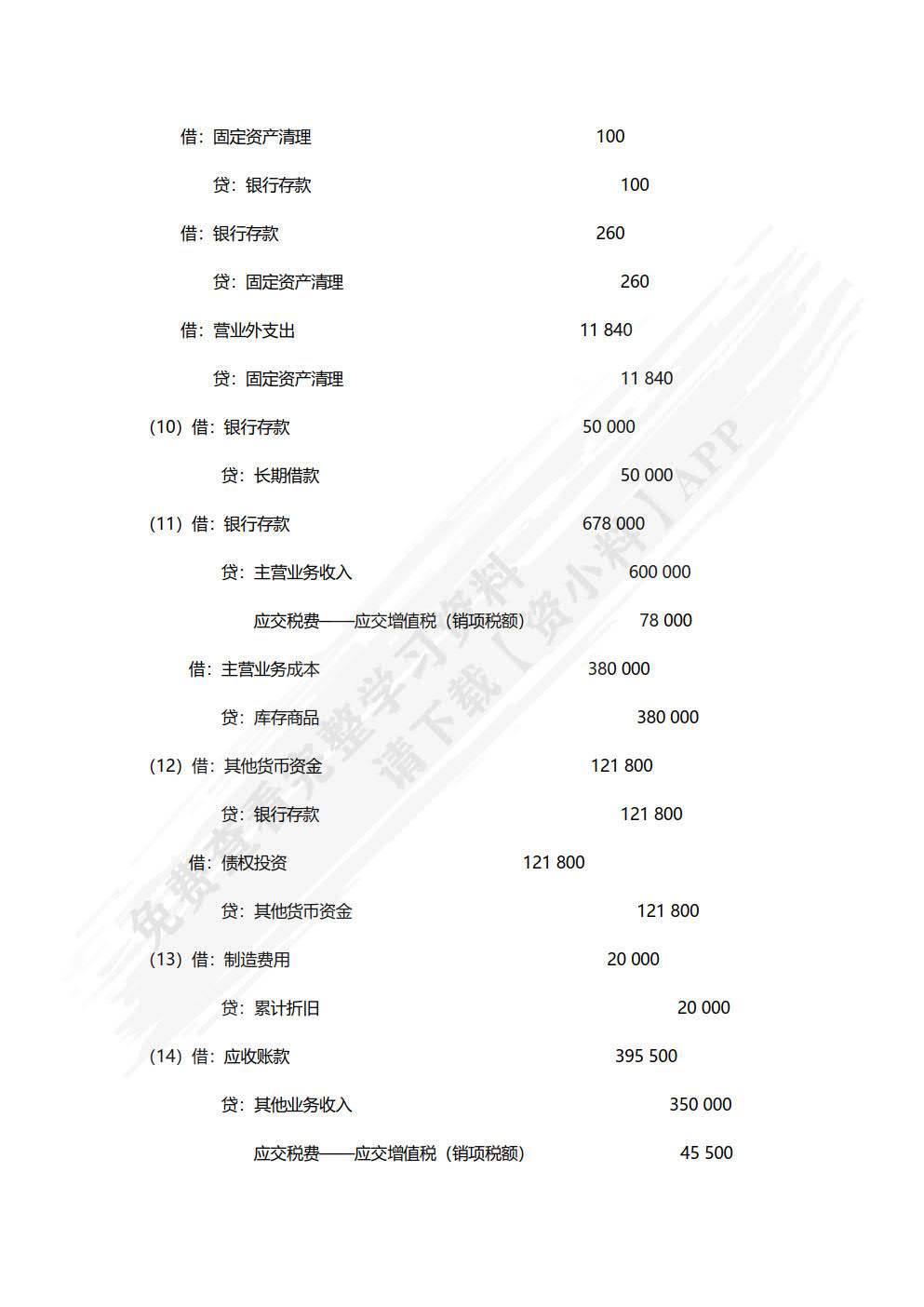 财务报表分析习题与实训