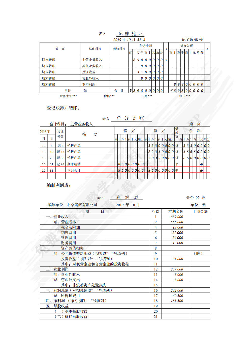 会计基础模拟实训（第2版）