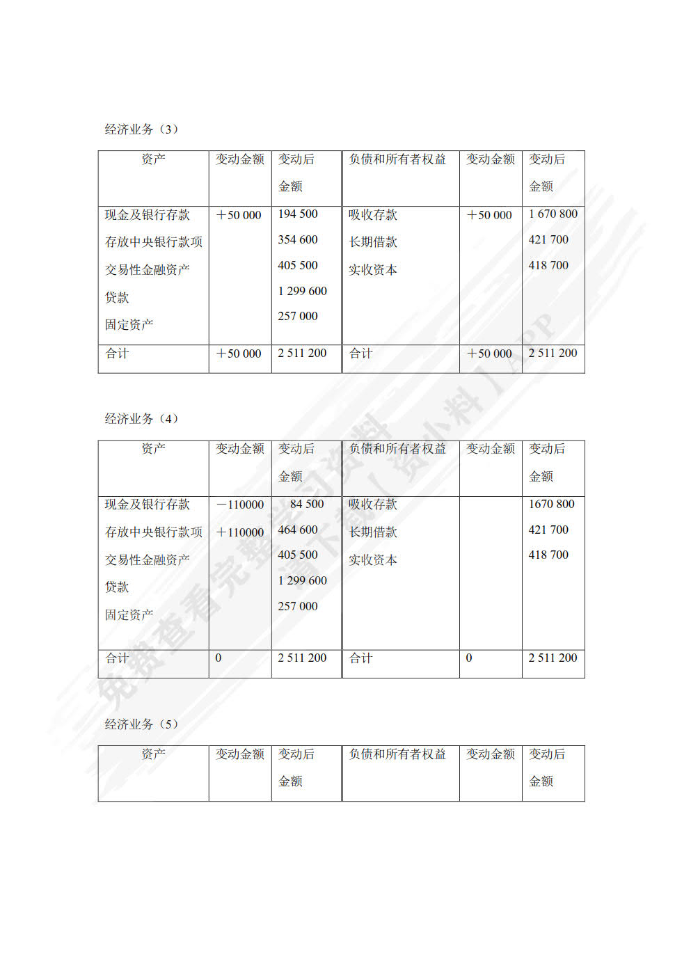 银行会计（第六版）