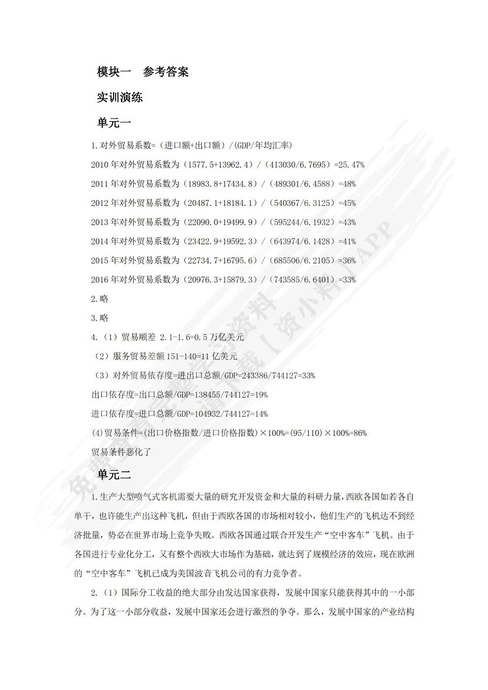 国际贸易基础