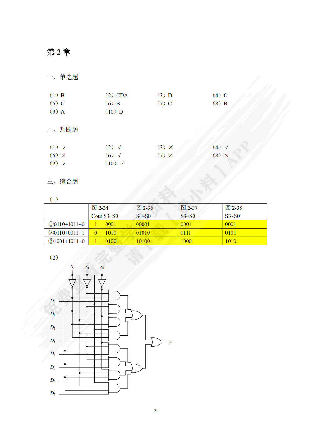 数字逻辑与EDA设计