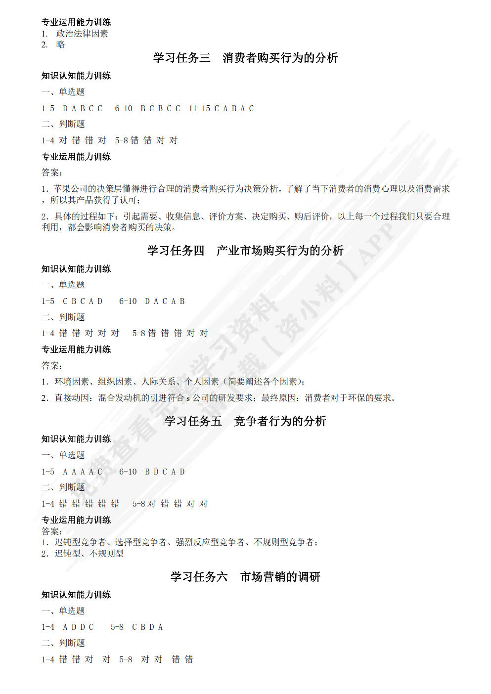 商贸认知与技术职业能力训练(第二版)