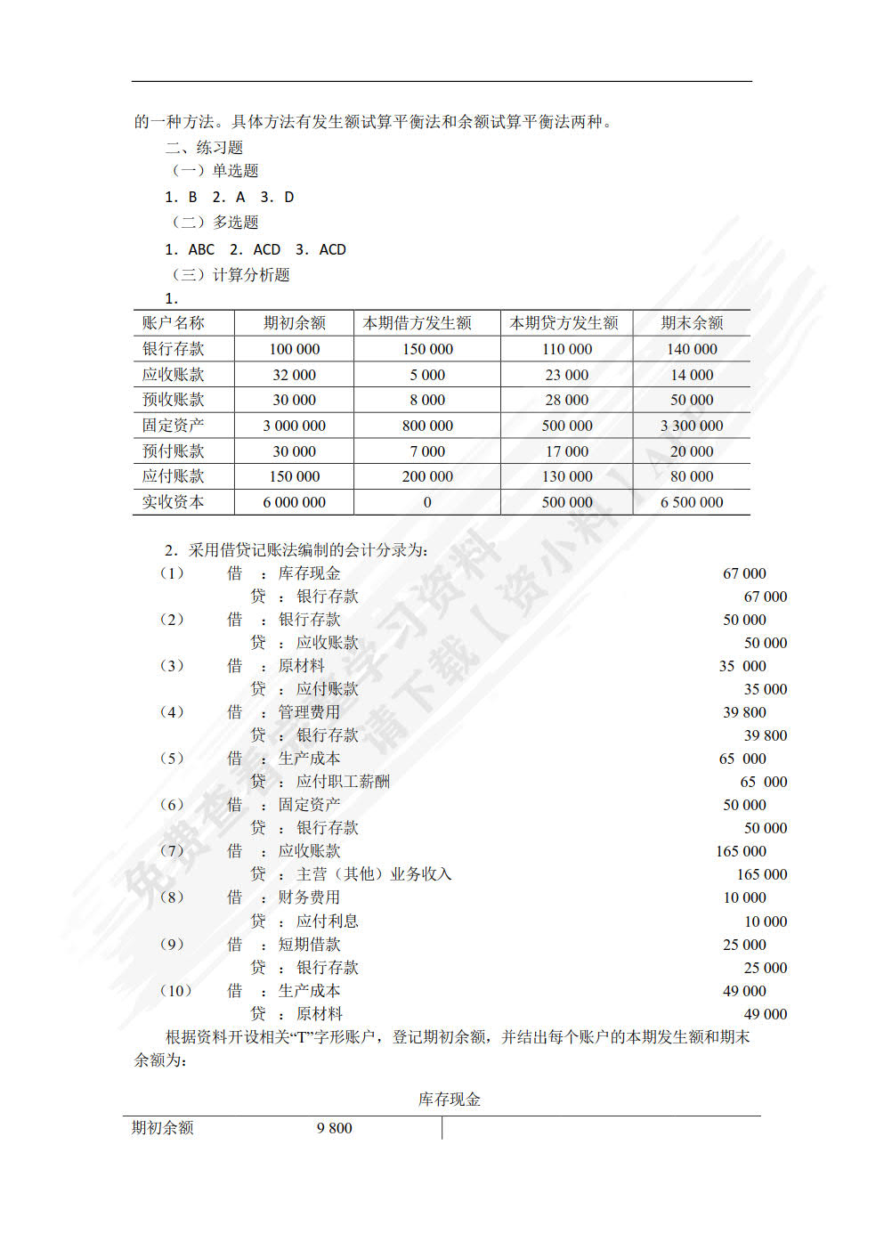 会计学基础（第2版）