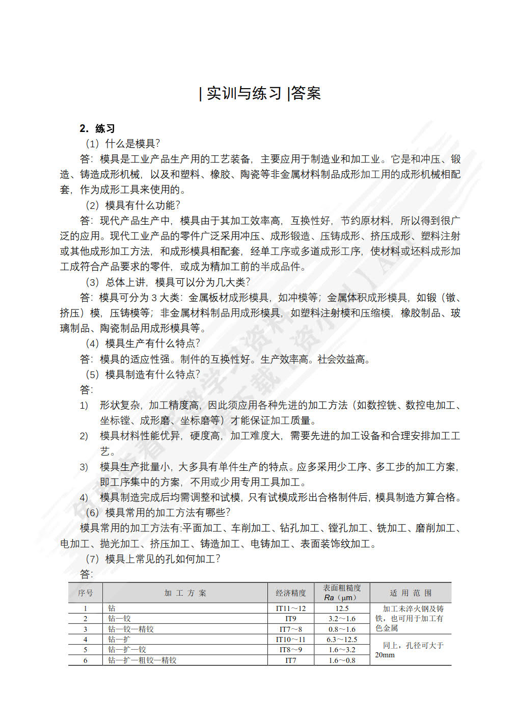 模具设计与制造（第3版）