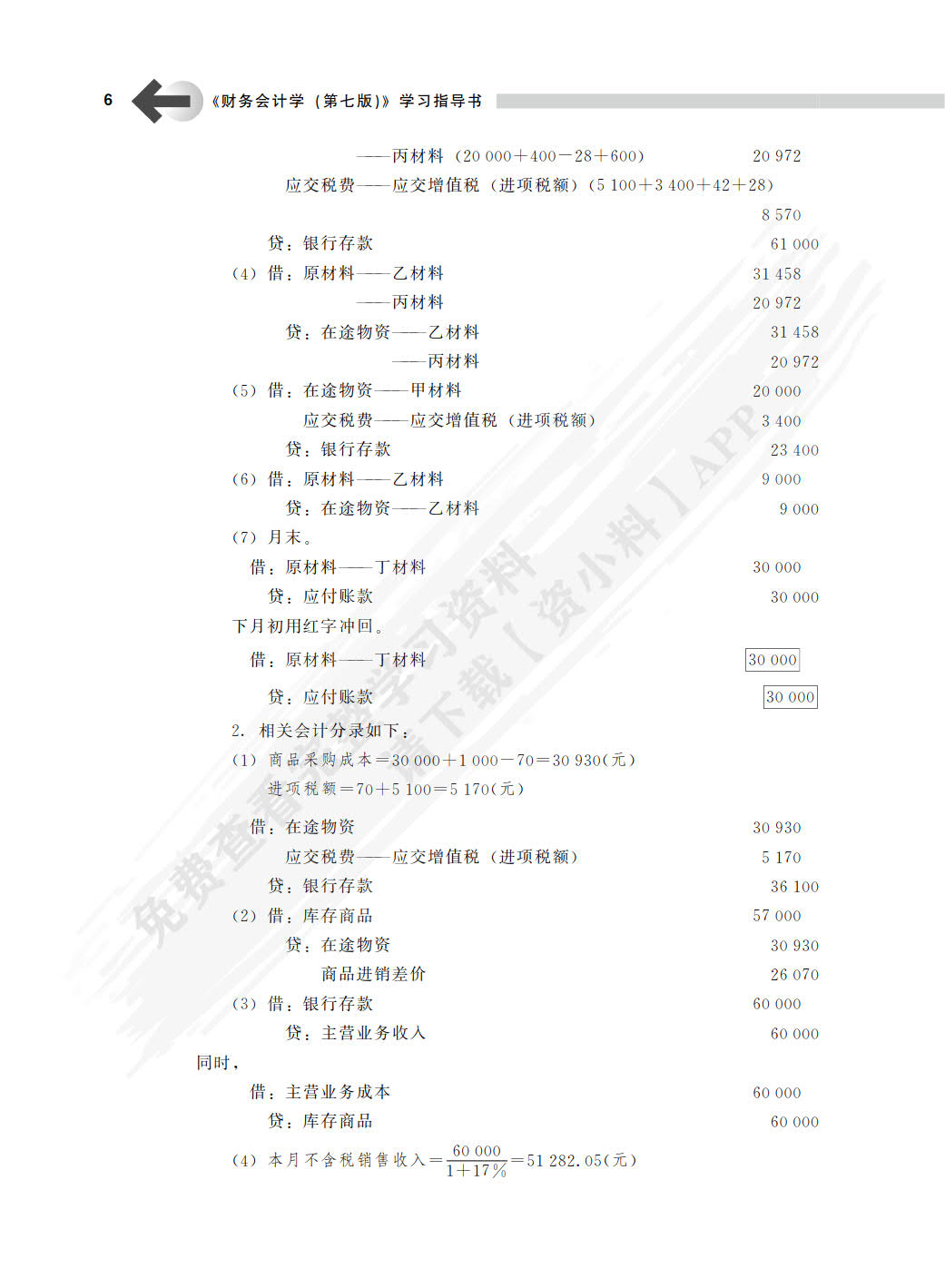 财务会计学（第七版）