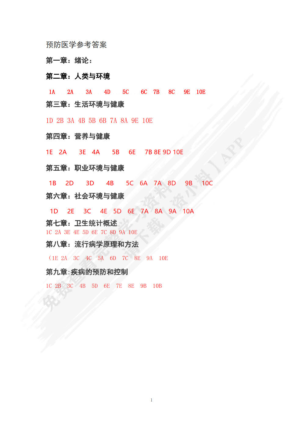预防医学（含微课）