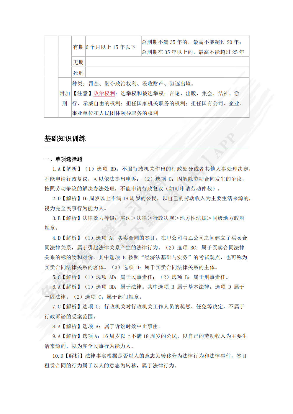 经济法基础与实务学习指导与同步训练