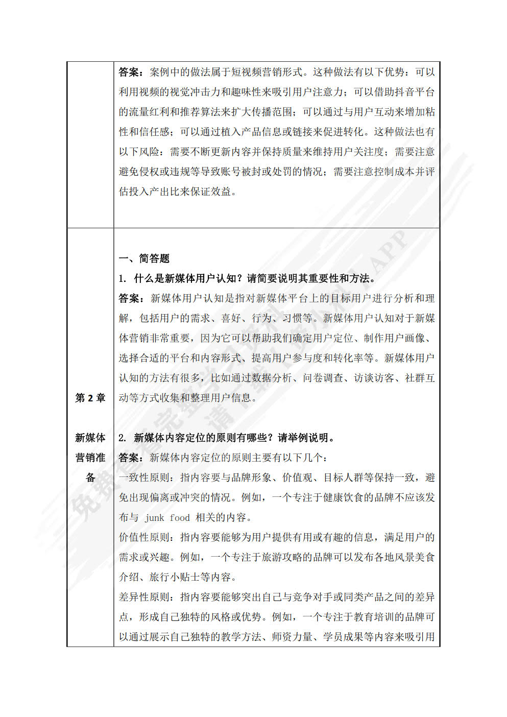 新媒体营销与推广（项目任务式）