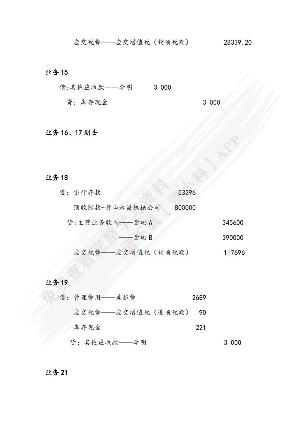 会计学综合模拟实验(第二版)