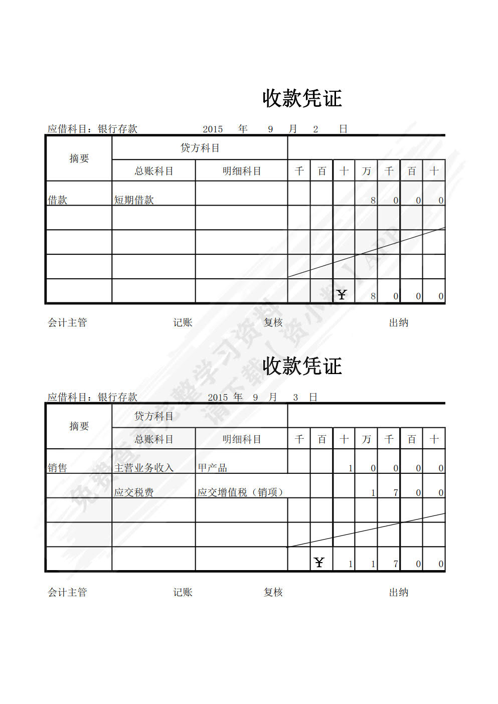 会计职业基础实训（第2版）
