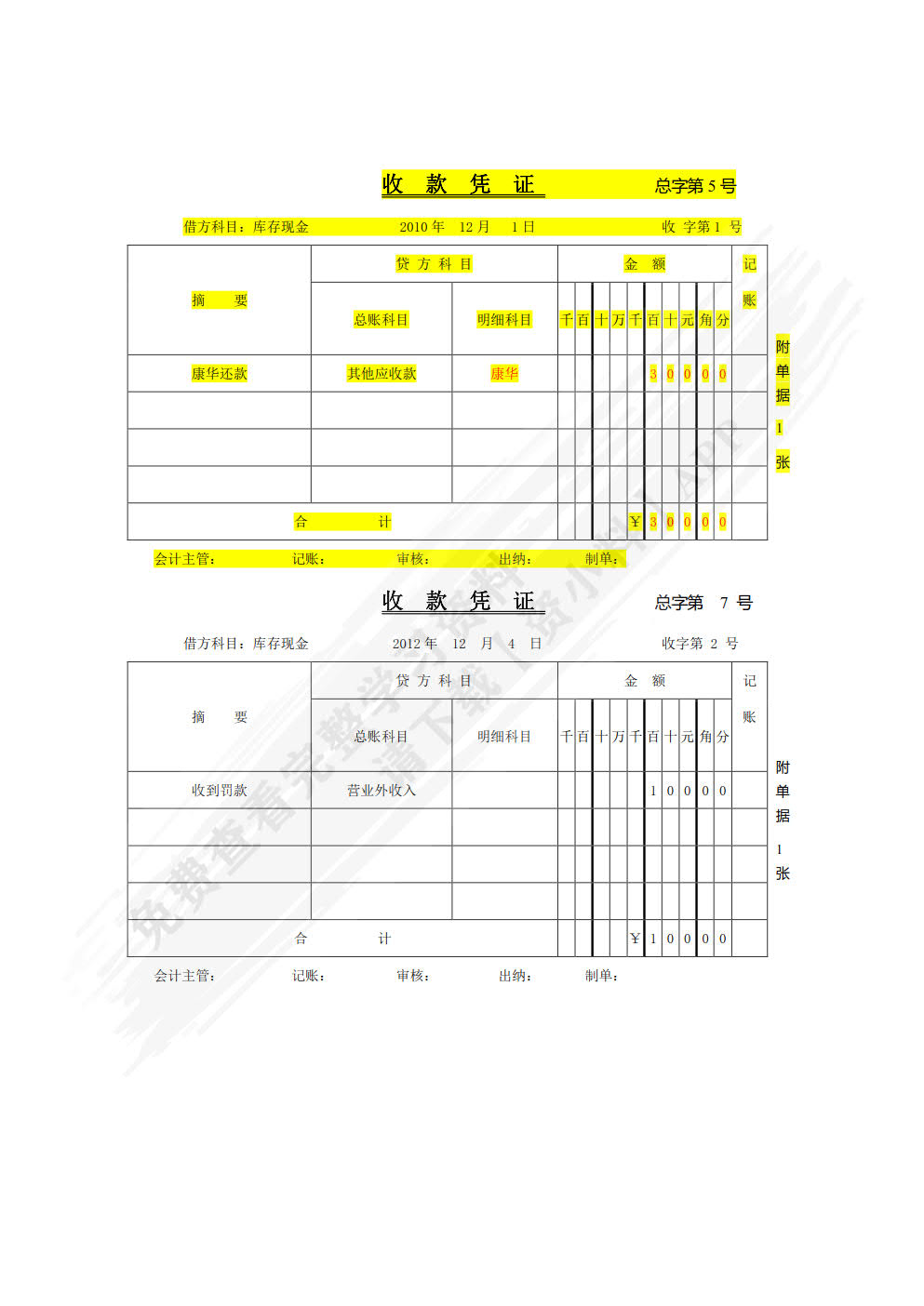 财务会计实训（第三版）