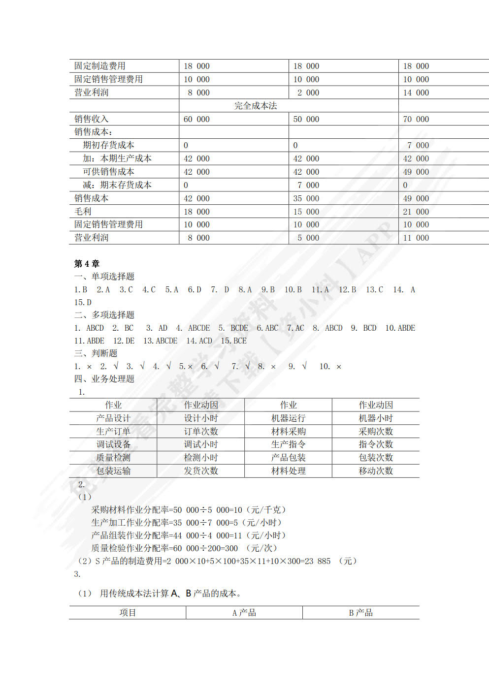 管理会计（第二版）