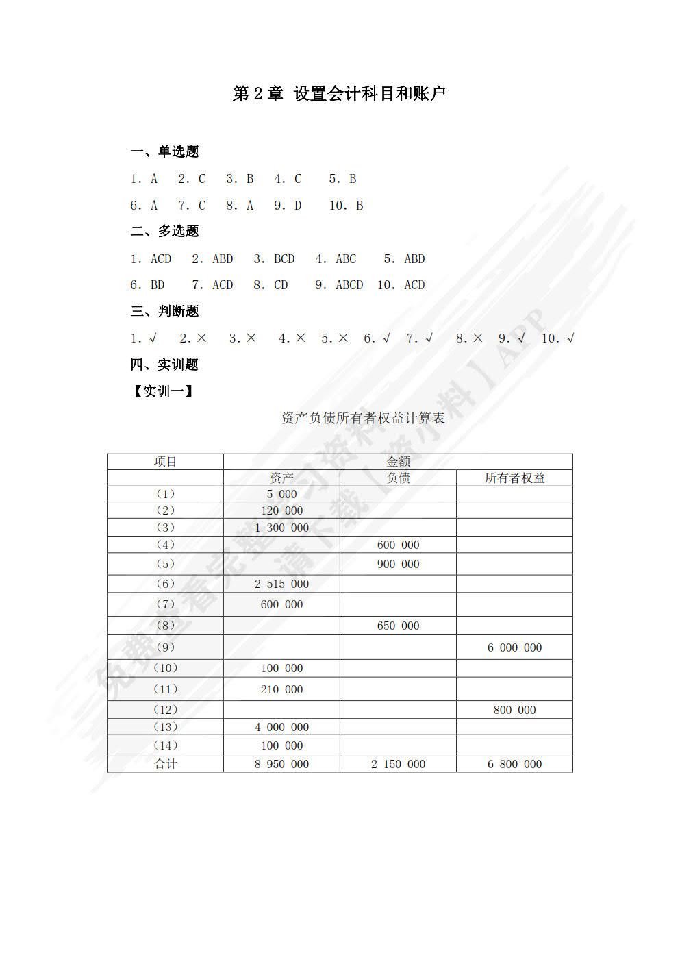 基础会计(第四版)